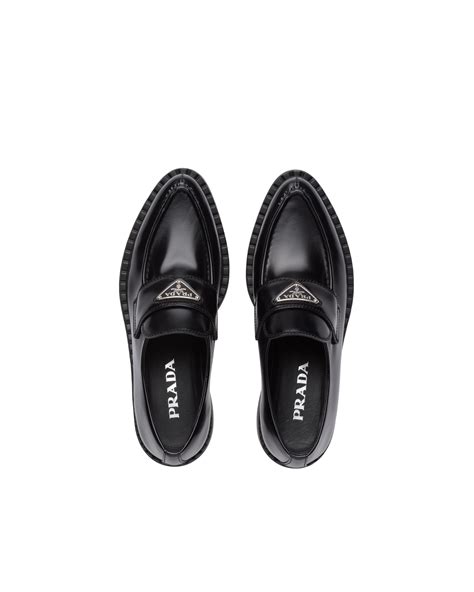 prada sharp loafers